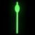 LoveToy Glow in the Dark Pussy Straws - Трубочки для напитков, 9 шт