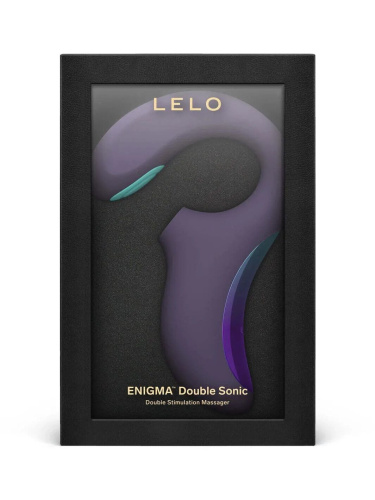 Кліторально-вагінальний звуковий стимулятор Lelo Enigma Double Sonic Cyber - купити в Україні | Секс шоп SEX-SHOP.ua
