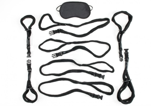 Бондаж с наручниками Fetish Fantasy Series Rope Cuff and Tether Set