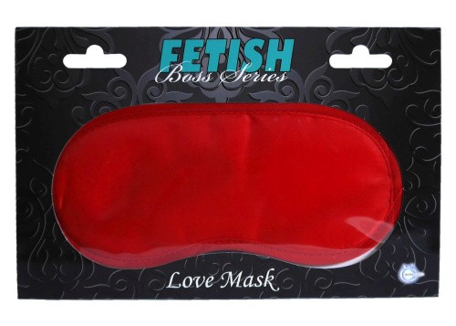 Love Mask Red - Boss Series Fetish - Маска, 18 см (красный) - sex-shop.ua