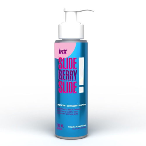 Лубрикант на водній основі Intt Slide Berry Slide!,100 мл (ожина) - купити в Україні | Секс шоп SEX-SHOP.ua
