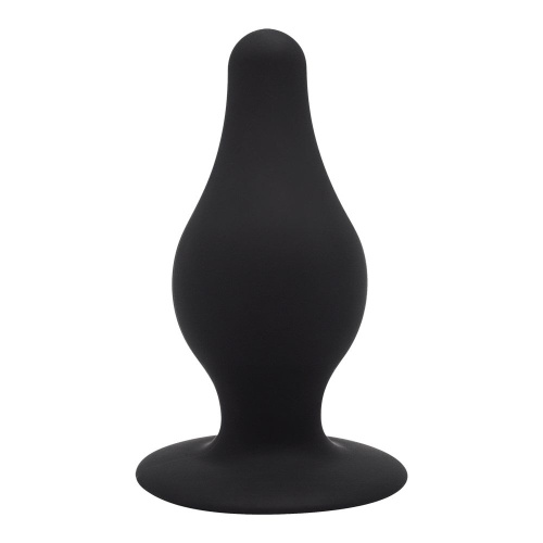 Orion SilexD Model 2 size L - Анальная пробка двухслойная, 10.2х4.5 см (черный)