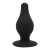 Orion SilexD Model 2 size L - Анальная пробка двухслойная, 10.2х4.5 см (черный)