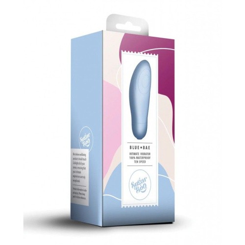 SugarBoo Blue Bae - Клиторальный вибратор, 12.4х5 см
