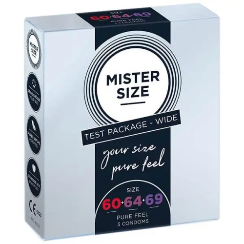 MISTER SIZE 60-64-69 - Набор презервативов, 3 шт - sex-shop.ua