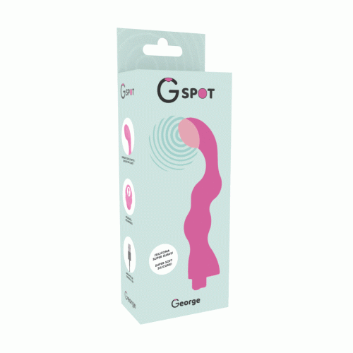 G-SPOT GEORGE - Вибратор для зоны G, 17 см (розовый)