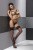 Passion - Valery Set Open Bra - Комплект белья: трусики, открытый лиф, S/M (чёрный)