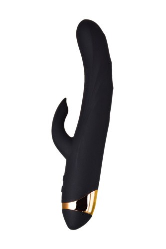 Waname D-Splash Thunder - Вибратор-кролик, 13.5х3.6см (чёрный)