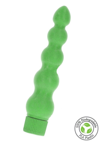 Fuck Green Eco Vibrator - Вибратор, 18,5 см (зеленый) - sex-shop.ua