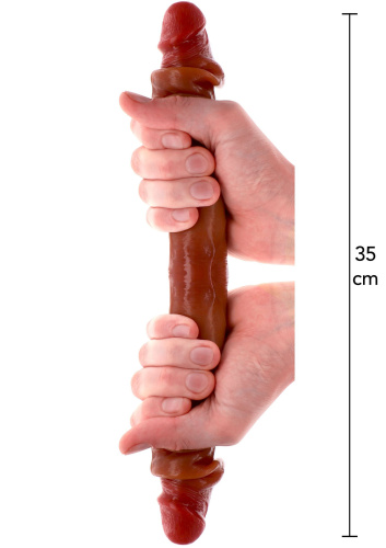 Двухсторонний фаллоимитатор Get Real Double Dong, 35 см