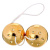 Seven Creations Plastic Balls - вагинальные шарики, 3.5 см (золотистые)