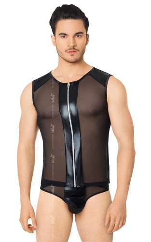 SoftLine Shirt and Shorts 4606 - Комплект білизни для чоловіків, M/L (чорний) - купити в Україні | Секс шоп SEX-SHOP.ua