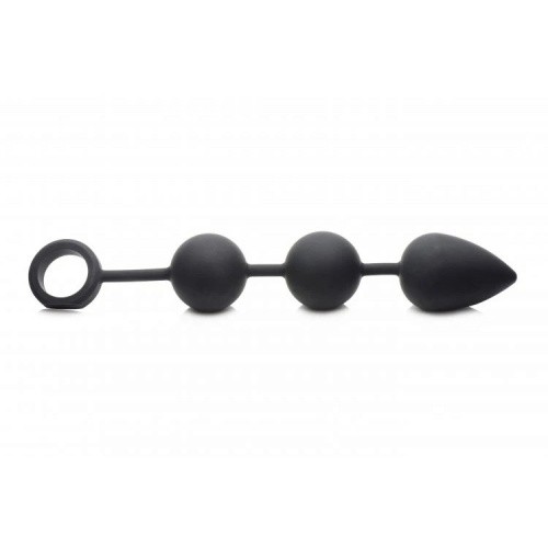 Tom of Finland Weighted Anal Ball Beads - огромные анальные шарики, 31.5х5.7 см - sex-shop.ua