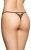 SoftLine - G-String 2499 - Трусики женские, S/L (чёрные)