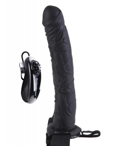 Fetish Fantasy Series 11 Vibrating Hollow - Полый страпон с вибрацией, 27.9х4.8 см