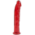 Doc Johnson Jelly Jewels Dong & Suction Cup Red - фаллоимитатор 22.5х3.6 см (красный)