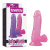 LoveToy 6" Jelly Studs Dildo - гибкий фаллоимитатор с присоской, 15х3.5 см (розовый)