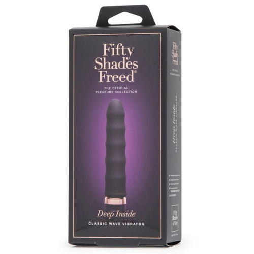 Fifty Shades Freed Deep Inside - Класичний хвилястий вібратор, 16.5х4 см