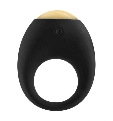 ToyJoy Eclipse Vibrating Cock Ring - виброкольцо, 10х3.3 см (черный) - sex-shop.ua