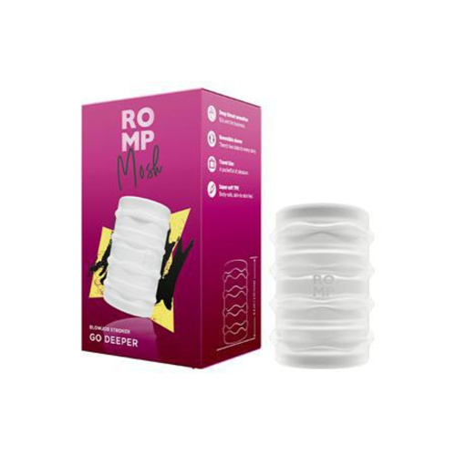 Romp MOSH - Мастурбатор, 6,4 см (прозрачный) - sex-shop.ua