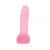 Hi-Rubber 7.7 Inch Dildo реалистичный фаллоимитатор с присоской, 19.5х4.5 см (розовый) - sex-shop.ua
