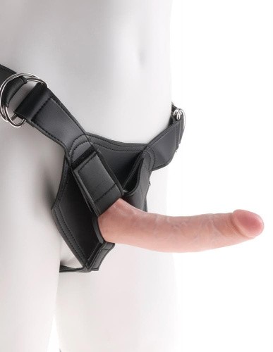 Strap-on Harness 7 Cock - Страпон, 17,8 х4 см - купити в Україні | Секс шоп SEX-SHOP.ua