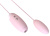 KisToy Miss VV - Вакуумний стимулятор з віброяйцем, 9х6.5 см (рожевий)