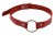 sLash Leather O-Ring Gag - кляп кольцо, 38 см (красный) - sex-shop.ua