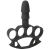 Doc Johnson Vac-U-Lock Knuckle Up - Тримач-кастет для іграшок з кріпленням, 15х7.5 (чорний) - купити в Україні | Секс шоп SEX-SHOP.ua
