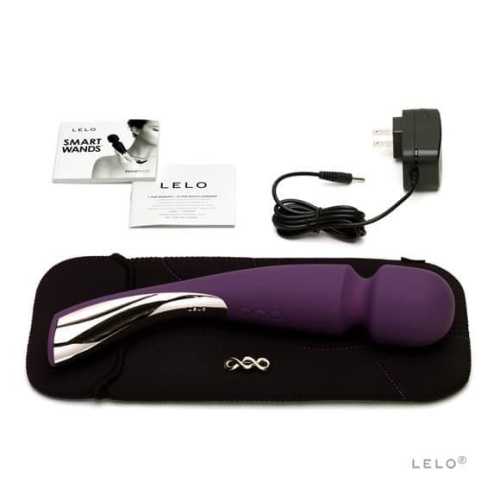 Lelo Smart Wand-Професійний великий масажер, 30х6 см (сливовий)