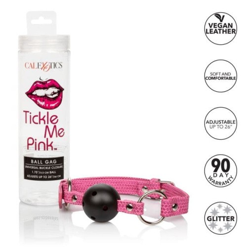 CalExotics Tickle Me Pink Ball Gag - кляп з кулькою