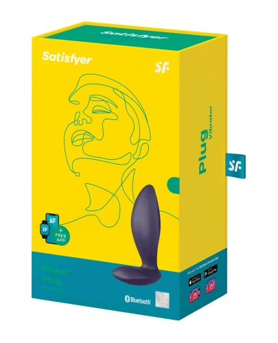 Satisfyer - Power Plug - Анальная пробка с вибрацией (синий)