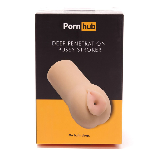 PornHub Deep Penetration Stroker - реалистичный мастурбатор, 16 см - sex-shop.ua