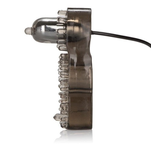 CalExotics Impulse Micro Arouser - виброкольцо, 7х2 см (черный)