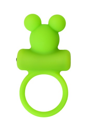 A-Toys By Toyfa - виброкольцо с ушками, 6х3 см (зеленый) - sex-shop.ua