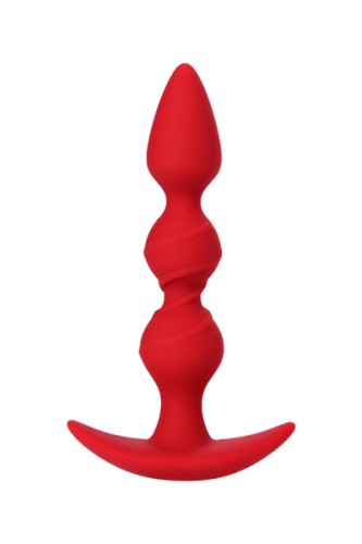 ToDo By Toyfa Trio - Анальна пробка, 13х3.3 см (червоний) - купити в Україні | Секс шоп SEX-SHOP.ua