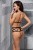 Passion Exclusive Jade Body - Откровенное боди с элементами стреп, черное (L/XL)