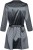 Obsessive Satinia robe - сатиновый пеньюар, XXL (серый) - sex-shop.ua