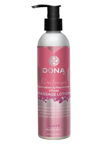 Dona Massage Lotion Blushing Berry - Массажный лосьон, 235 мл - sex-shop.ua