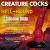 Creature Cocks Hell-Hound Canine Silicone Dildo - фантазийный фаллоимитатор Адская Гончая, 19х6.6 см (чёрный с красным) - sex-shop.ua