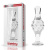 LoveToy - 4.5" Glass Romance Dildo Clear - Анальная пробка, 11.3х3.7 см (прозрачная)