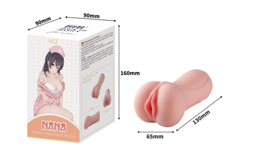 MAI BTB Nana - мастурбатор вагина в стиле аниме, 13х7 см (телесный) - sex-shop.ua