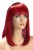 World Wigs Elvira Mid Length Two Tone Red - Перука (червона)