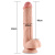Sliding-Skin Dual Layer Dong 9.5 '' - Фаллоимитатор, 24 см (телесный)