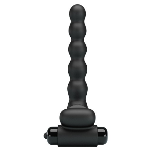 Pretty Love Hercules Vibro Penis Sheath III Black - Насадка для анального секса с вибрацией, 15.3х2.5 см - sex-shop.ua