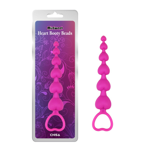 Анальная цепочка Chisa Heart Booty Beads