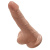 Pipedream King Cock 6 Inch - Реалистичный фаллоимитатор на присоске, 15.2х3.8 см (карамельный)