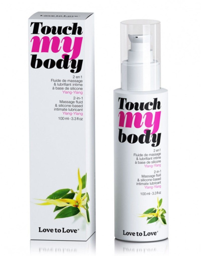 Love To Love Touch My Body Ylang-Ylang масажний гель та змазка 2-в-1, 100 мл - купити в Україні | Секс шоп SEX-SHOP.ua