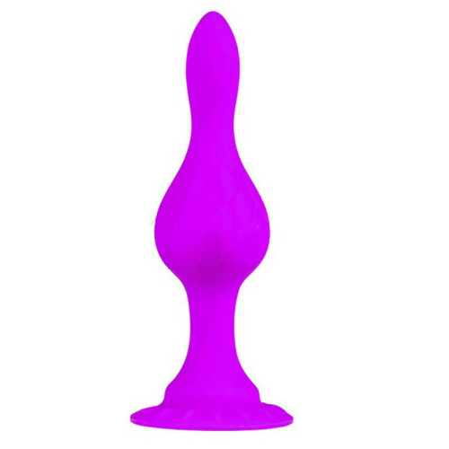 Alive Bob - анальная пробка размер M, 12х3.1 см (фиолетовый) - sex-shop.ua