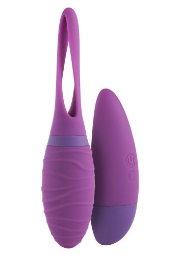 Виброяйцо с дистанционным вибропультом Helix Remote Vibrating Egg, 7х3 см (пурпурный) - sex-shop.ua